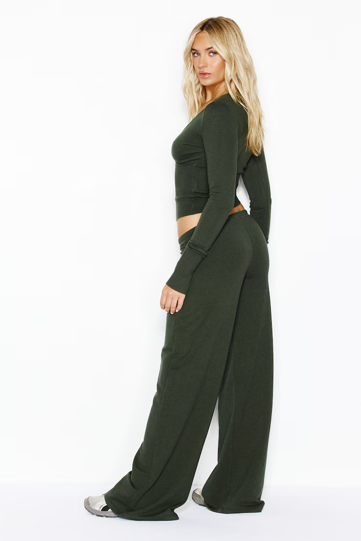 Stretchterry Wide Leg Pants - Image 5