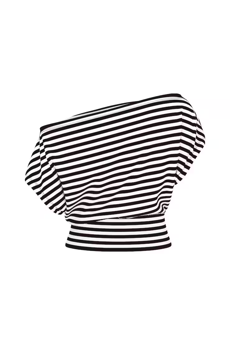 Stretchterry Off Shoulder Top - Image 2