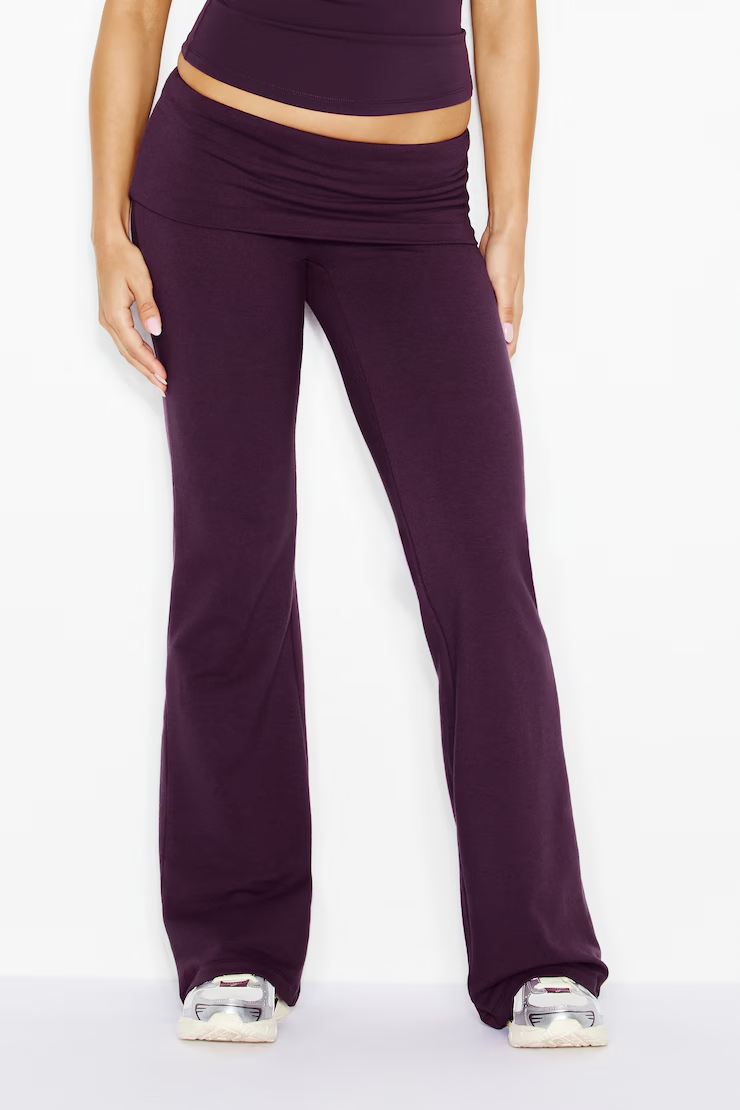Stretchterry Foldover Bootcut Pants - Image 3