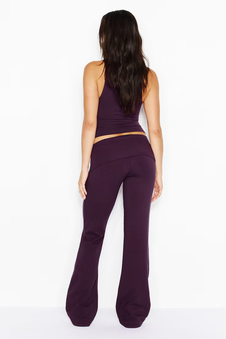 Stretchterry Foldover Bootcut Pants - Image 6