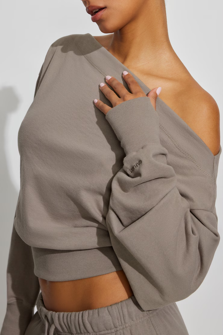 Softterry Rib Off Shoulder Sweater - Image 2