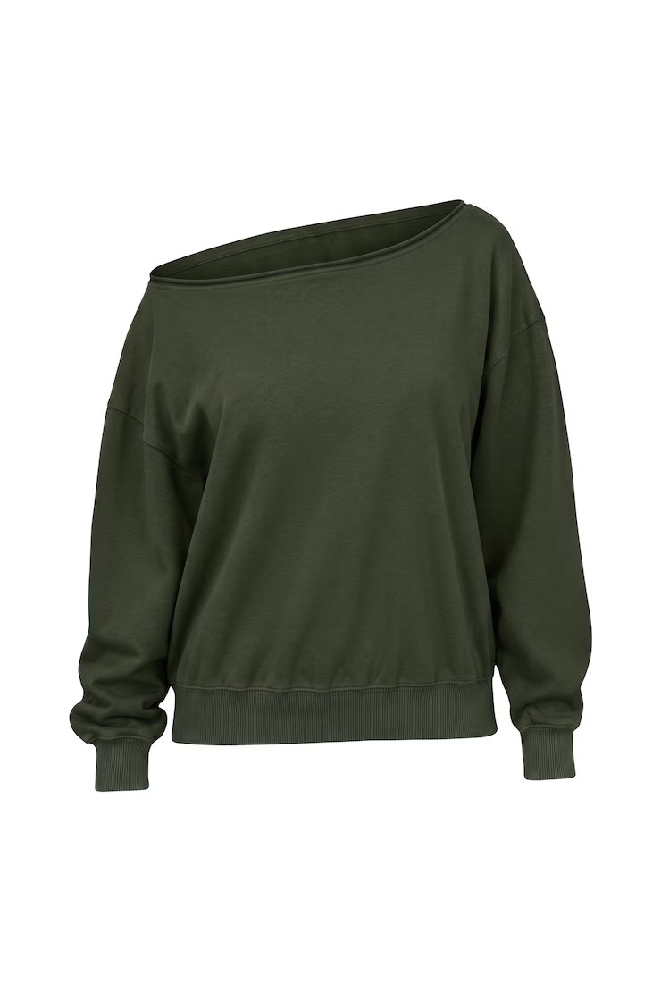 Softterry Off Shoulder Sweatshirt - Image 2