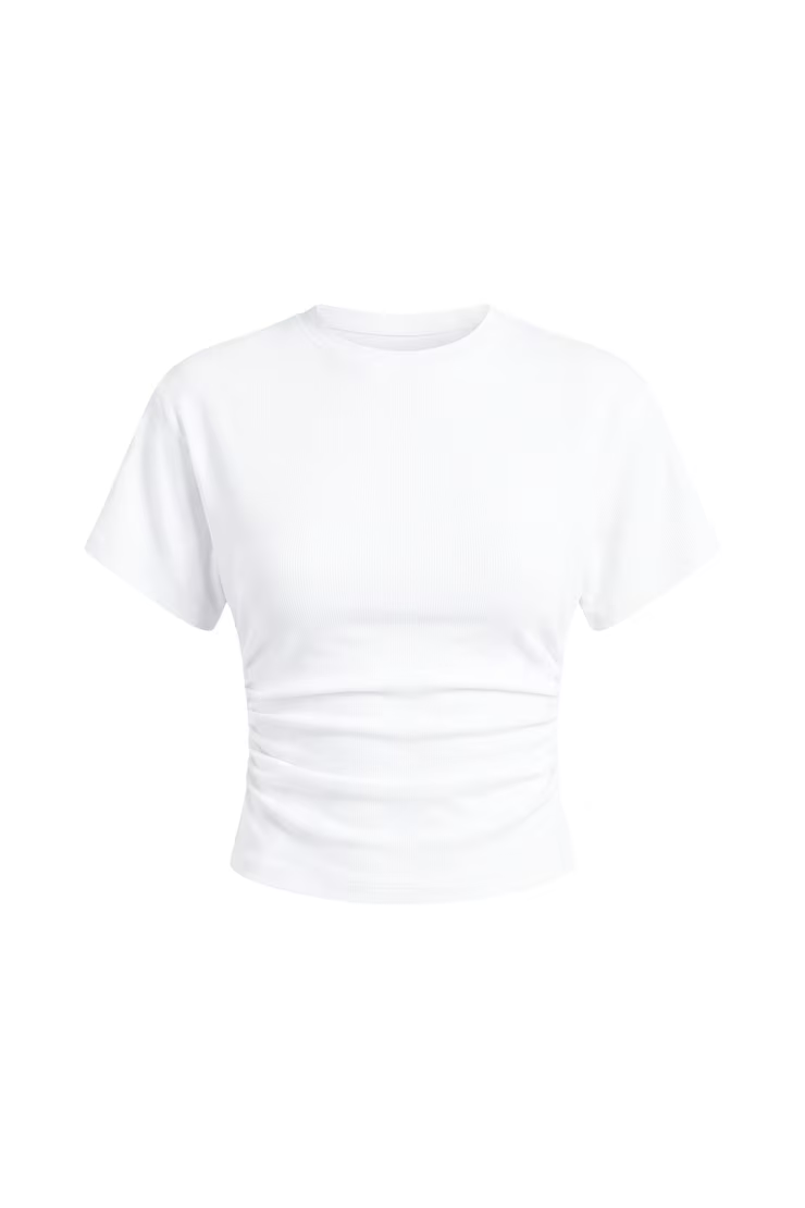 Snatch Waist Dolman T-Shirt - Image 2