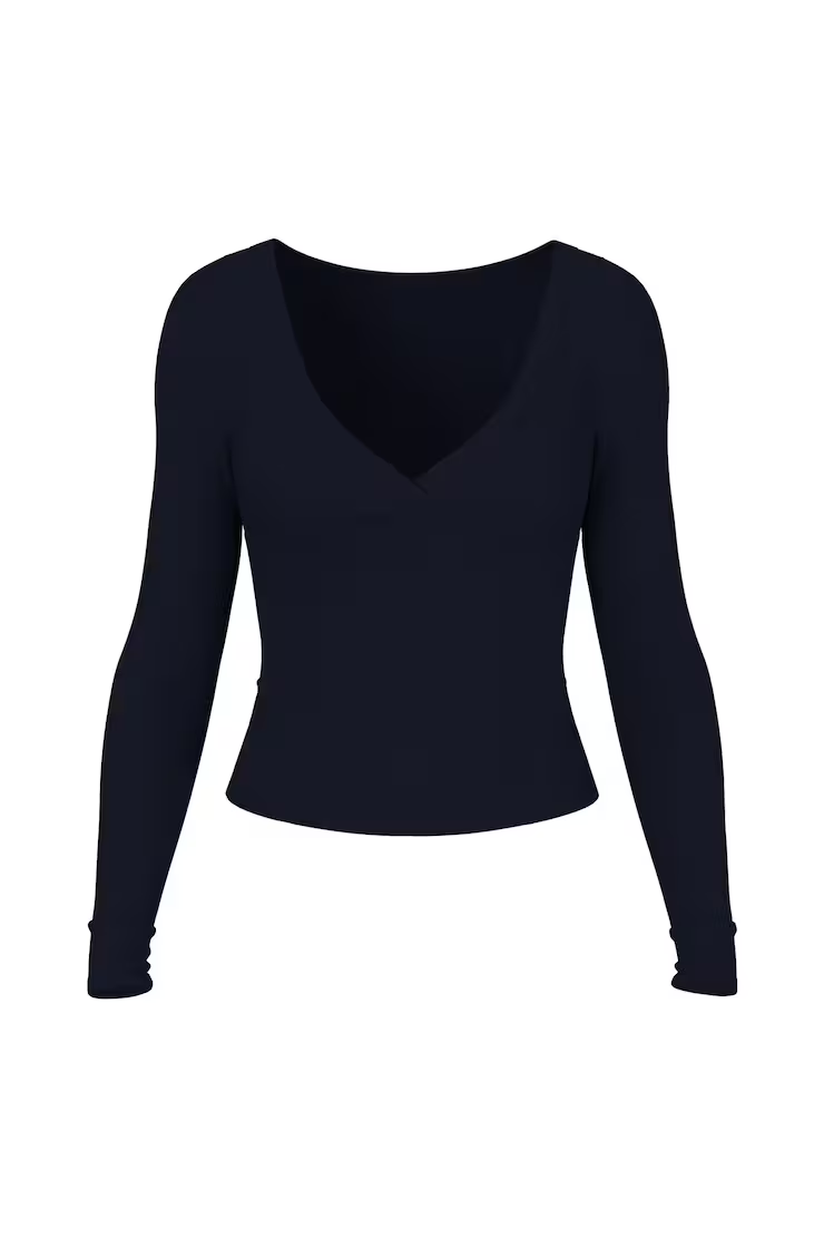 Snatchrib Crossover Longsleeve Top - Image 2