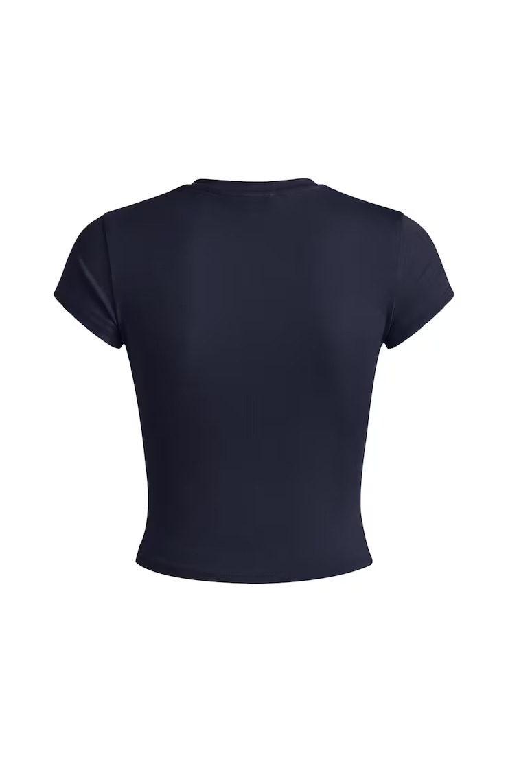 Sleek High V-Neck Short Sleeve Top - Image 7