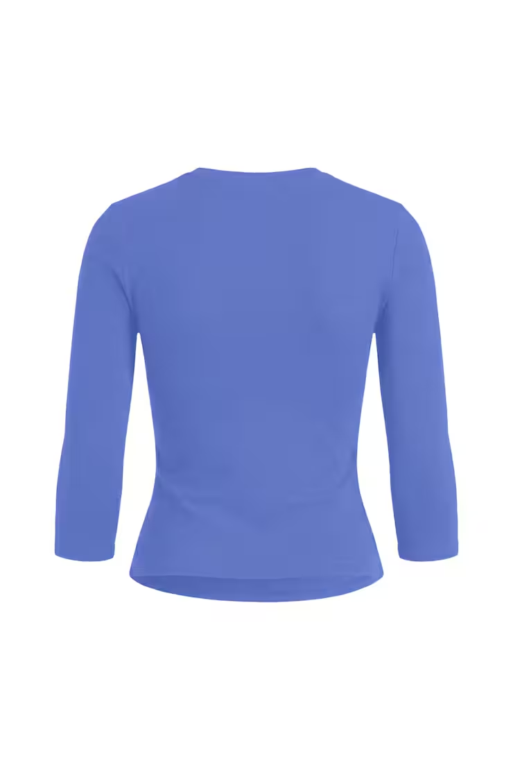 Sleek High V-Neck 3/4 Sleeve Top - Image 7