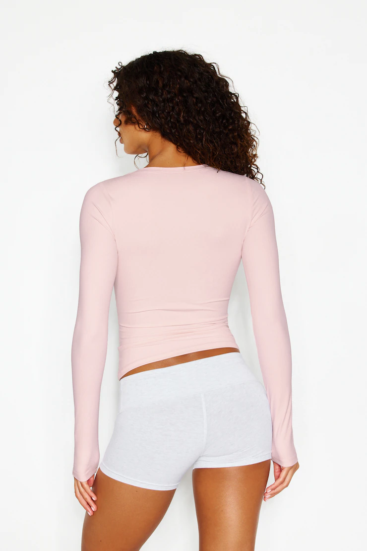 Sleek Crewneck Longsleeve Top - Image 6