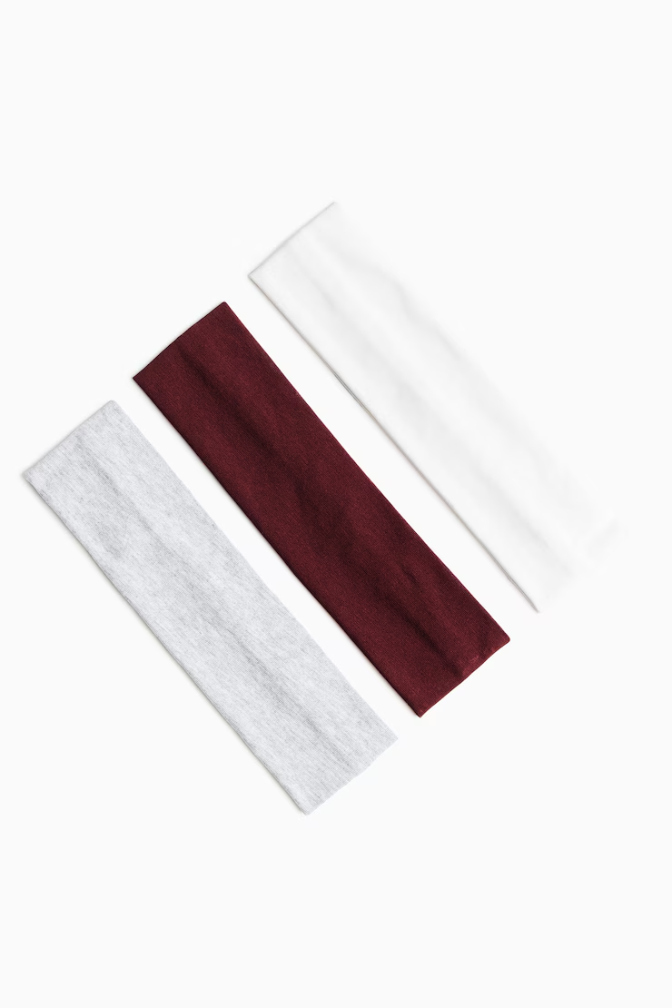 Set Of 3 Stretchy Headbands