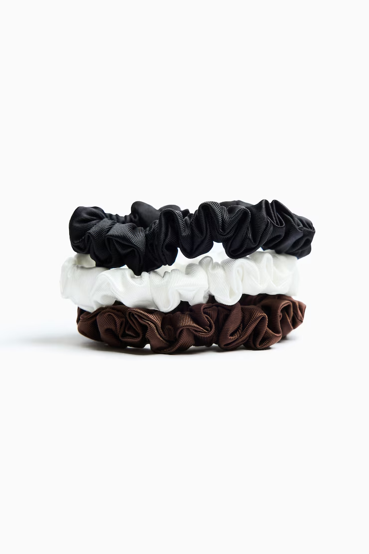 Set Of 3 Mini Scrunchies