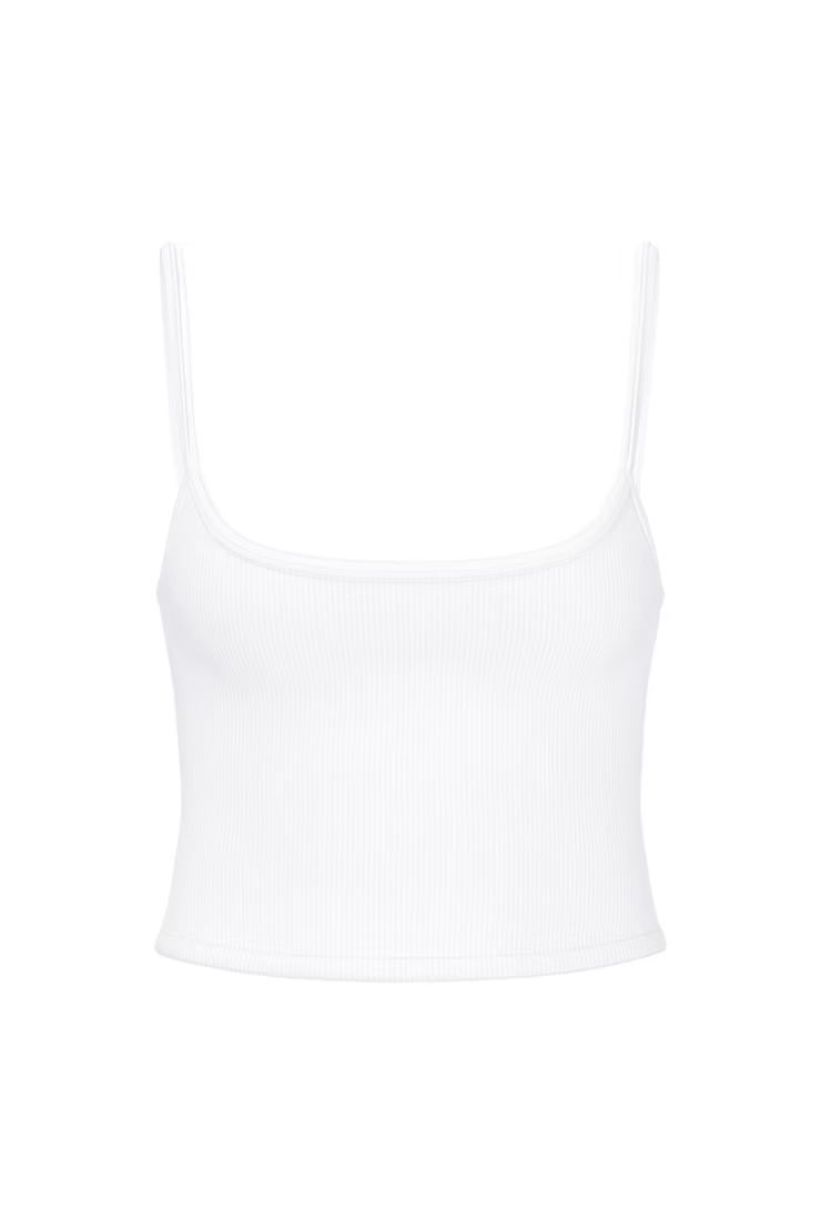 Ribbed Scoop Cami Top - Image 2