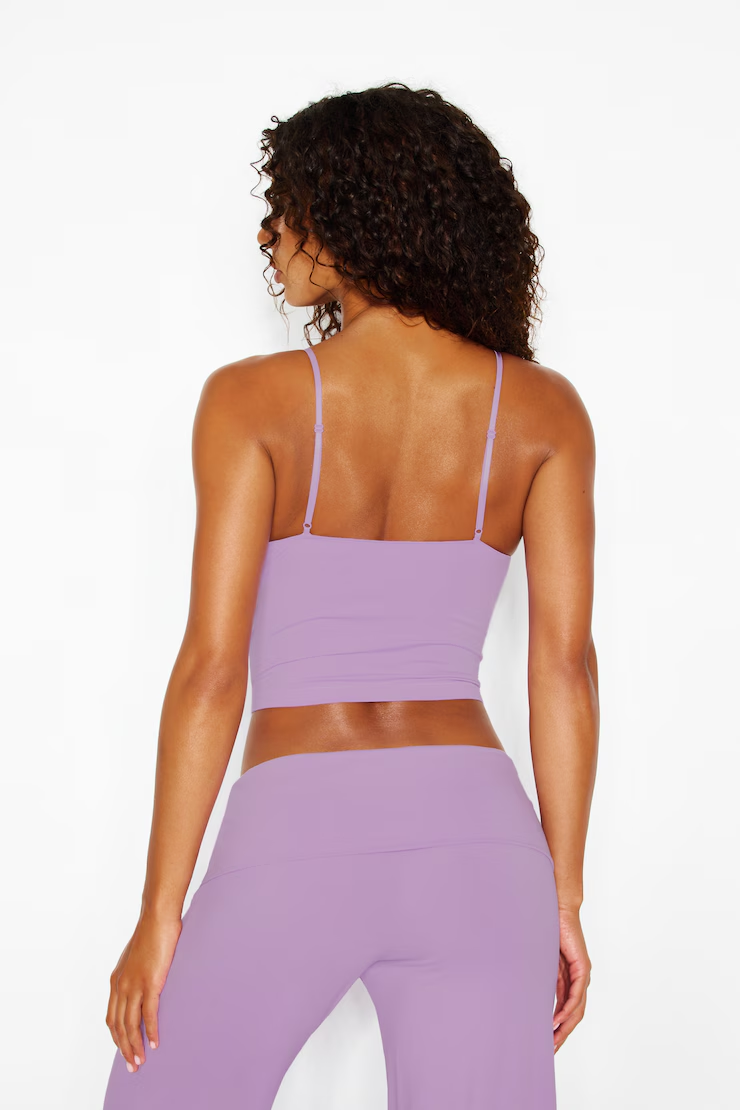 Plunge Lace Trim Cami Top - Image 6