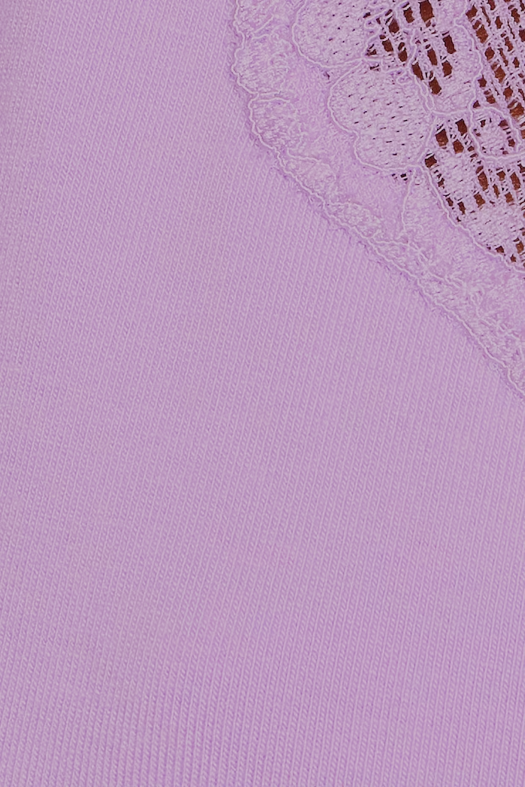 Plunge Lace Trim Cami Top - Image 8