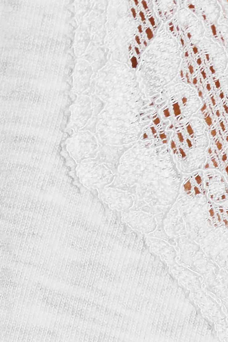 Plunge Lace Trim Cami Top - Image 8