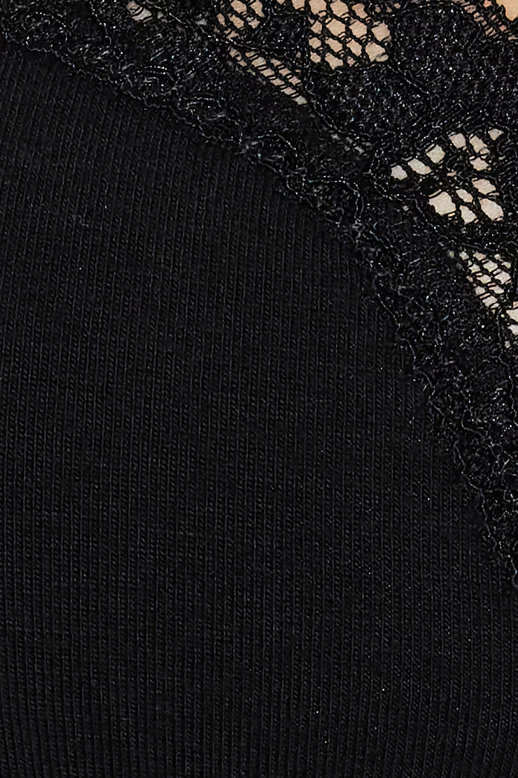 Plunge Lace Trim Cami Top - Image 8