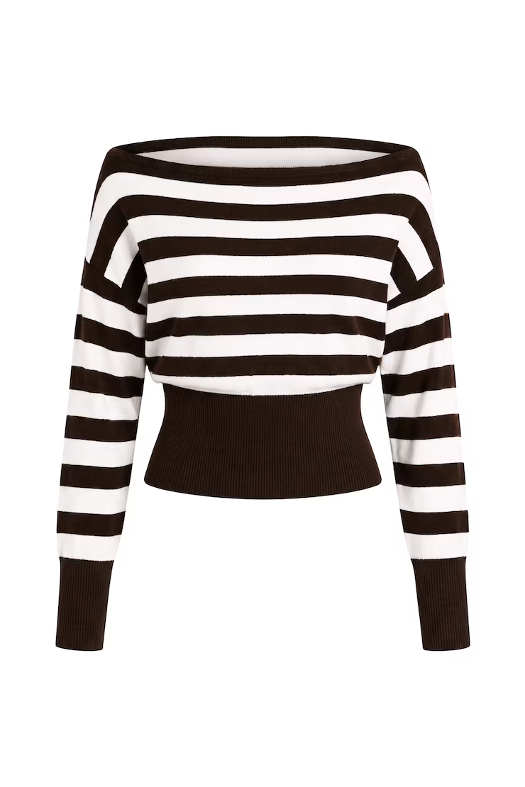 Off Shoulder Reset Long Sleeve Top - Image 2