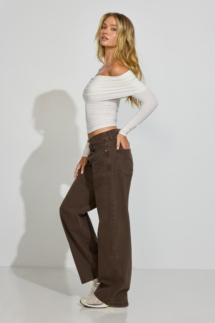 Low Rise Baggy Pants