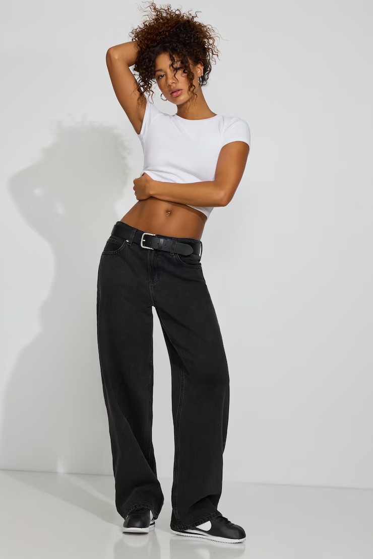 Low Rise Baggy Jeans