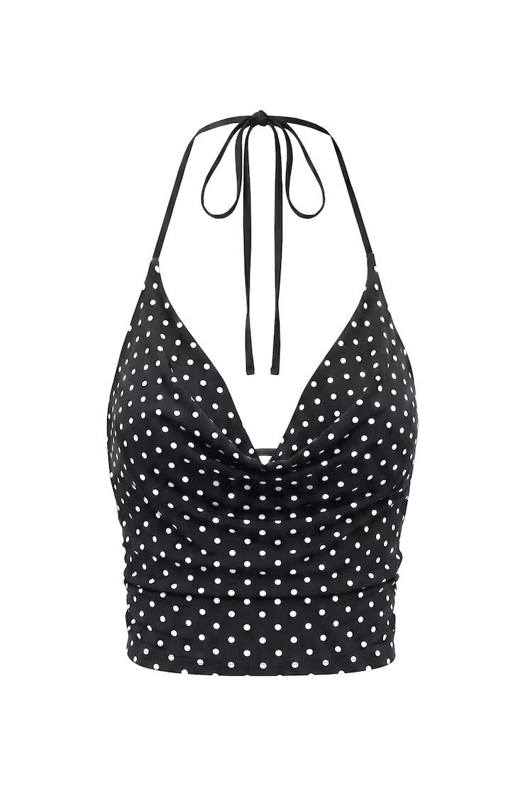 Cowl Neck Halter Top - Image 2
