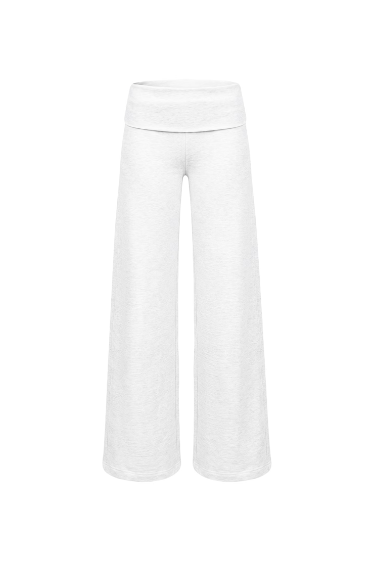 Brushed Stretchterry Wide Leg Pants - Image 2