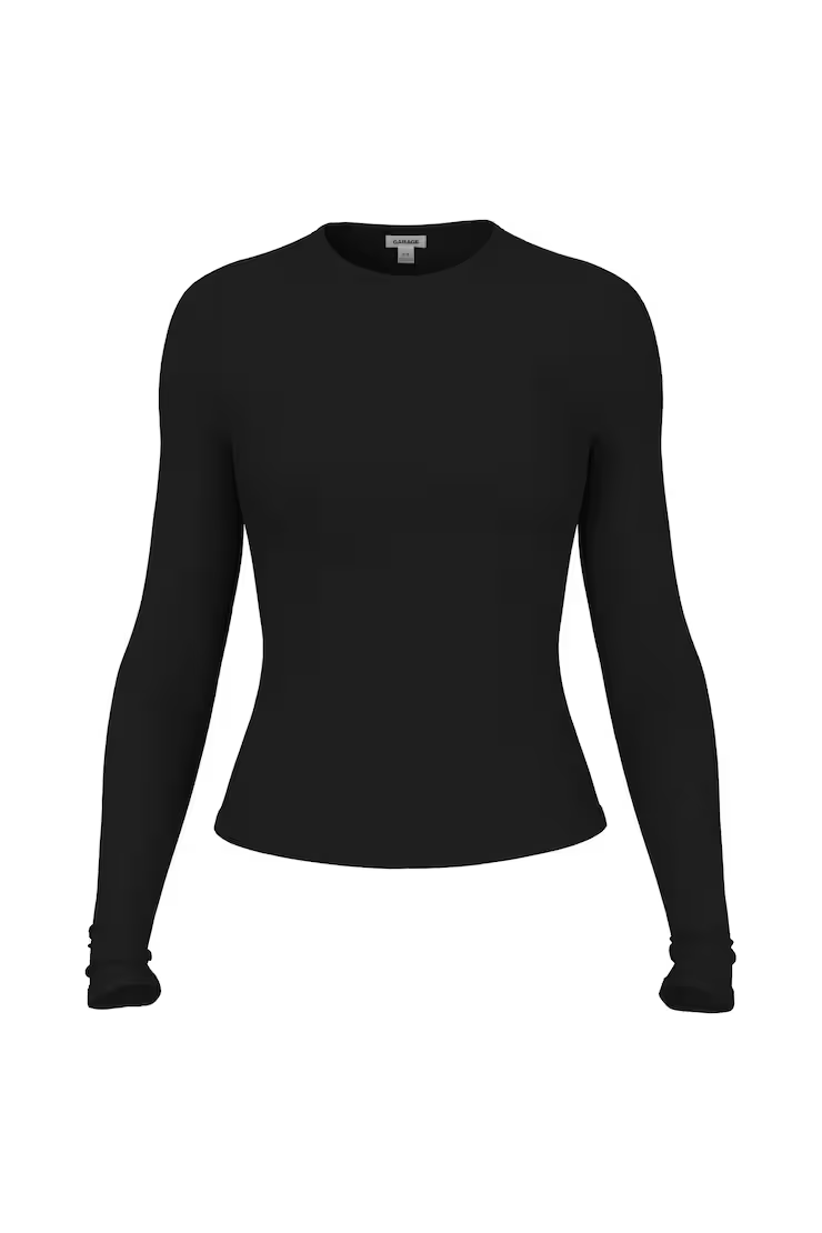 Baretouch Crewneck Long Sleeve Top - Image 2