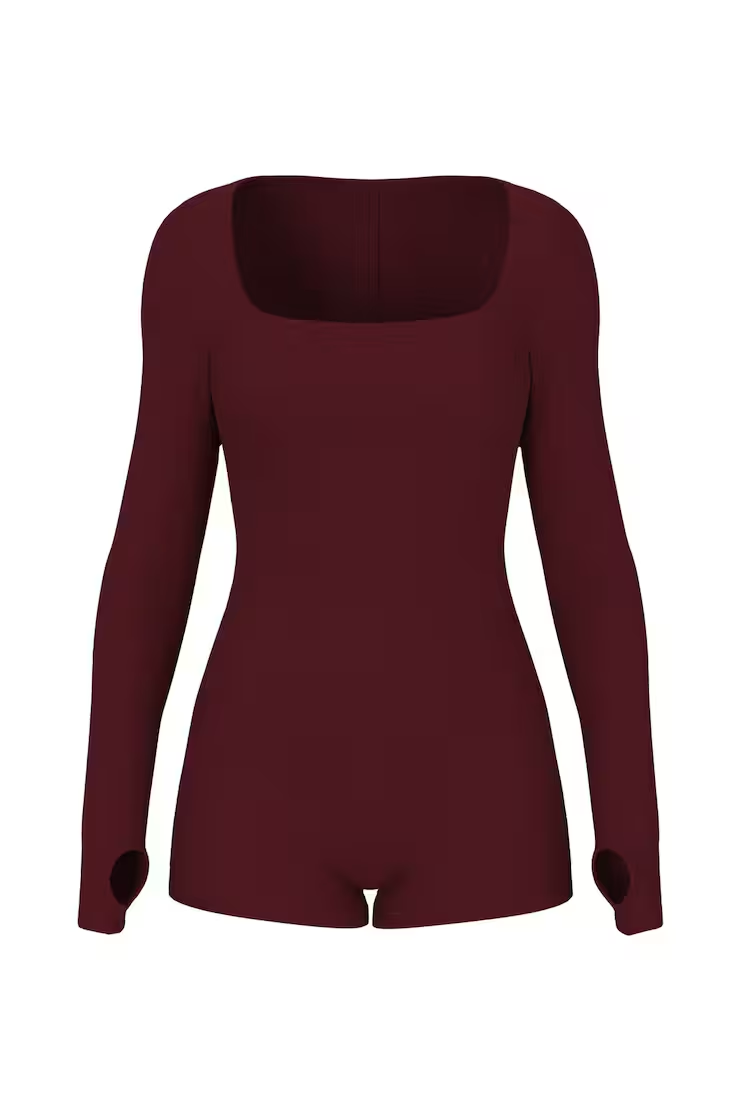 Active Squareneck Romper - Image 2