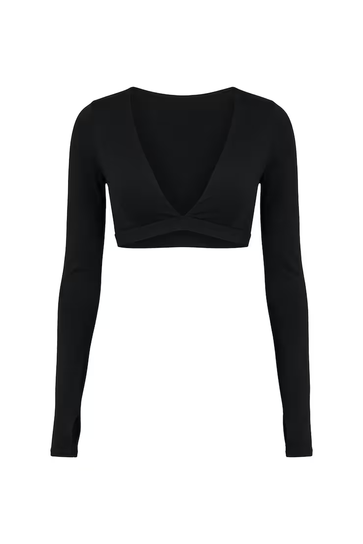 Active Plunge Long Sleeve Top - Image 2